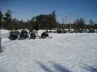 Snowmobiling in the Beaches Area of Manitoba