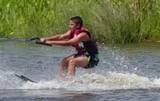 Water Skiing on Lake Winnipeg, Manitoba