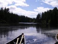 Canoeing on Lake Winnipeg
