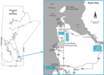 Map of the Eastern Beaches of Lake Winnipeg