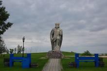 The Viking Statue in Gimli, Manitoba