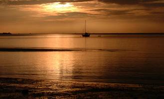 Sunrise over Lake Winnipeg Manitoba