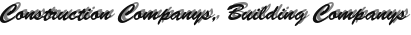 Construction Companys, Building Companys