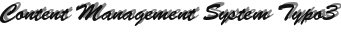 Content Management System Typo3